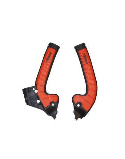 Chrániče rámu Rtech KTM SX 85 18-24, Husqvarna TC 85 18-24, GasGas MC 85 21-24 oranžové