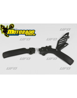 Chrániče rámu KTM SX/SXF 07-10, EXC/EXC-F 08-11 čierne  