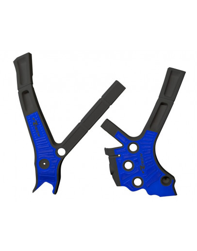 Chrániče rámu Rtech Yamaha YZ 125-250 2T 2005-2025 čierno-modré
