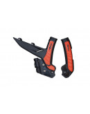Chrániče rámu Rtech KTM SX/SXF/XC-F 2023-2025,EXC/EXC-F 2024-2025 oranžovo-čierne