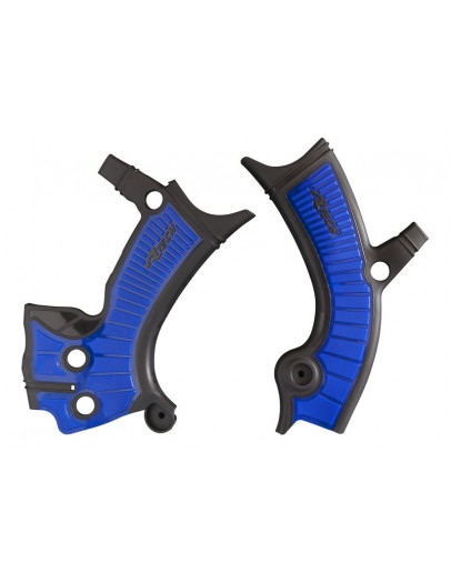 Chrániče rámu Rtech Yamaha YZF 250 19-23,YZF 450 18-22,WRF 250 20-23,WRF 450 19-23 čierno-modré