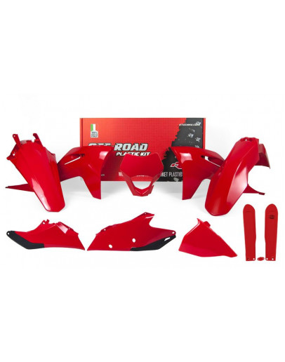 Sada plastov Gas-Gas EC/EC-F 2021-2023 +kryty tlmičov červená