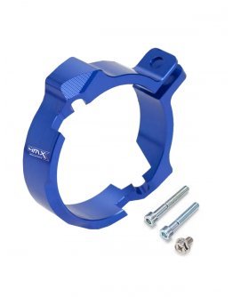 Chránič výfukovej príruby KTM EXC 250/300,Husqvarna TE 250/300,modrý