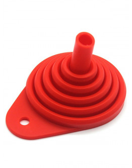 Lievik na olej silikónový červený 4MX