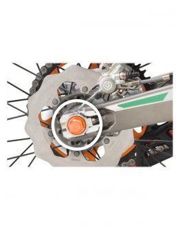 Sada matíc/skrutiek osky kolesa KTM enduro 2016-2023 oranžové
