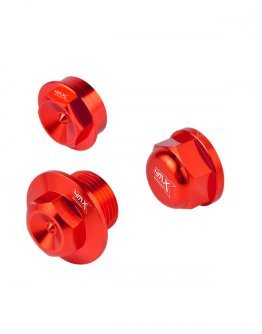 Sada matíc/skrutiek osky kolesa KTM/Husqvarna enduro 2016-2023,Gas-Gas 2021-2023 červené