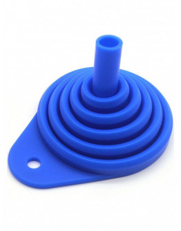 Lievik na olej silikónový modrý 4MX