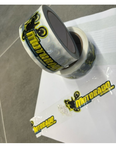 Lepiaca páska "Motorado" logo