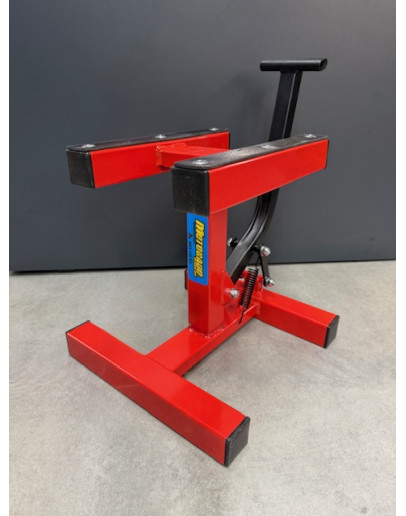 Stojan pod motocykel MX/Enduro červený